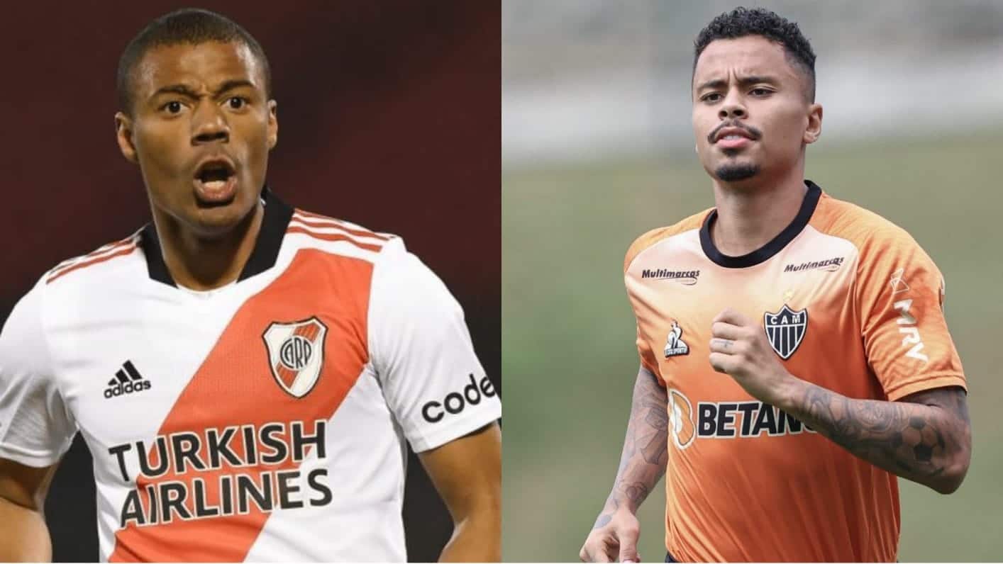 De La Cruz e Allan estão sendo negociados como reforços ao Flamengo (Fotos: Reprodução/ Instagram/ Montagem)