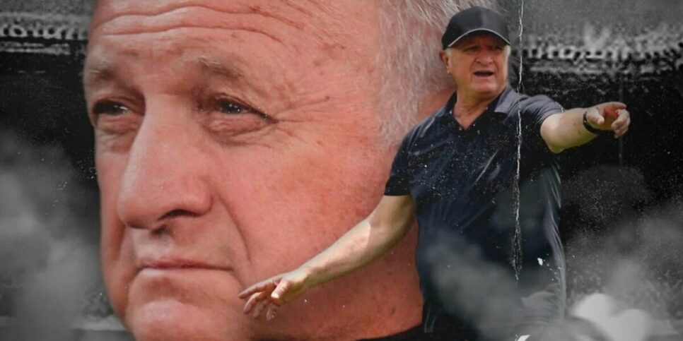 Atlético-MG anuncia Felipão como novo técnico (Foto: Reprodução / Band)