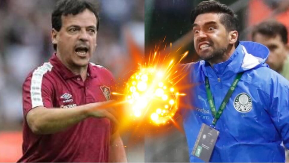 Fernando Diniz e Abel Ferreira (Fotos: Reprodução/ Fluminense/ Palmeiras/ Montagem)