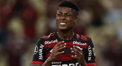 Bruno Henrique atuando no Flamengo (Foto: Reprodução/ Buda Mendes/ Getty Images)