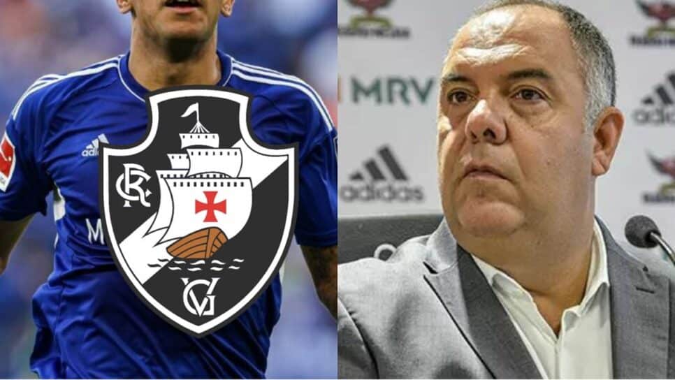 Jogador é de interesse do Vasco com saída de Braz, do Flamengo, de disputa (Fotos: Reprodução/ Schalke 04/ CRF/ Montagem)