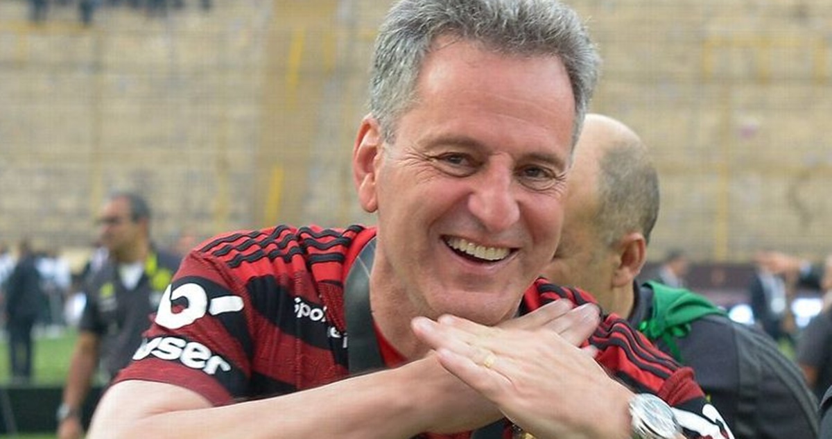 Rodolfo Landim comanda o Flamengo (Foto: Reprodução/ CRF)