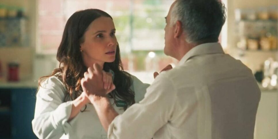 Lucinda e Andrade em cena de Terra e Paixão (Foto: Reprodução / Globo)