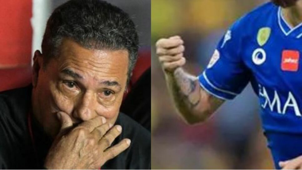 Luxemburgo e medalhão do Al Hilal (Fotos: Reprodução/ Juan Mabromata/ AFP/ Montagem)