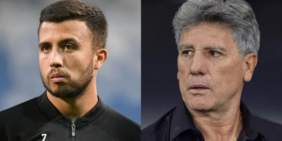 Matheus Henrique expõe Renato Gaúcho e Grêmio (Foto: Montagem HoraDoBenefício)