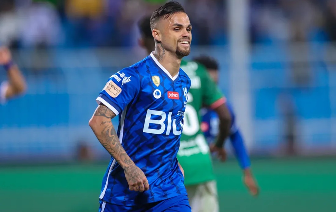 Jogador Michael em campo pelo Al Hilal (Foto: Reprodução/ Twitter)