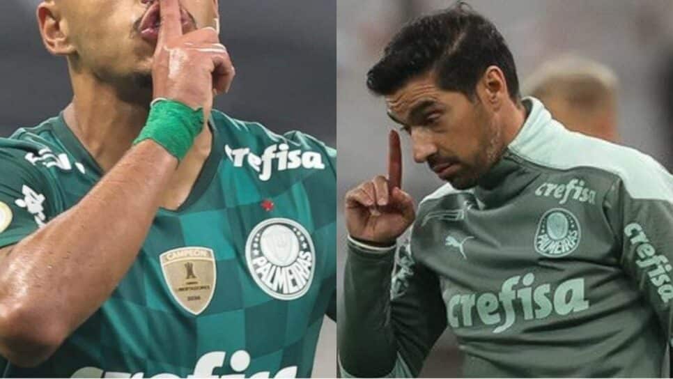 Jogador do Palmeiras e técnico Abel Ferreira (Fotos: Reprodução/ Divulgação/ SE Palmeiras/ Cesar Greco)