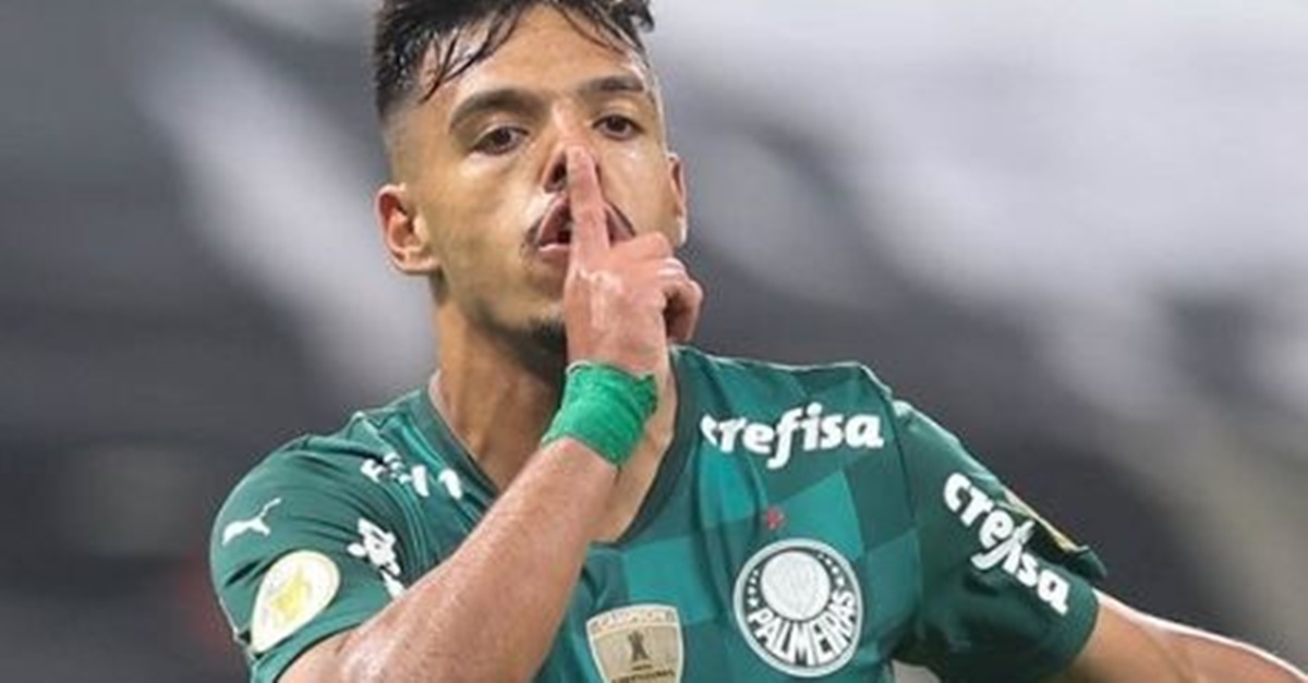 Gabriel Menino (Foto: Reprodução/ Cesar Greco/ SE Palmeiras)