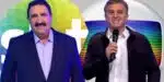 Ratinho, do SBT e Luciano Huck da Globo (Foto: Reprodução / Internet / Montagem HoraDoBenefício)