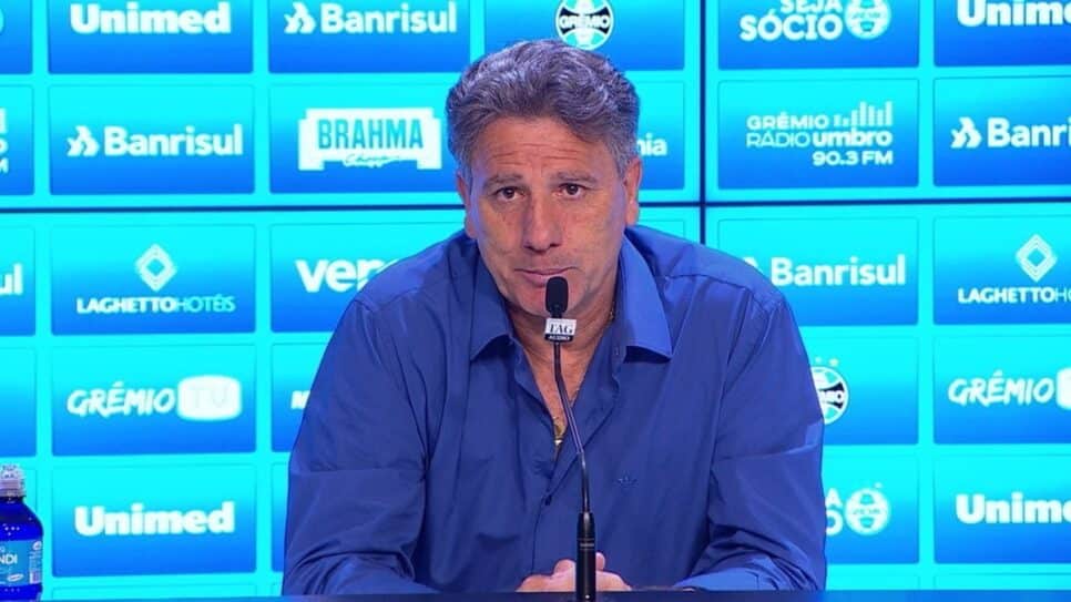 Renato Gaúcho pede desculpas à torcida após polêmicas (Foto: Reprodução/ Twitter)