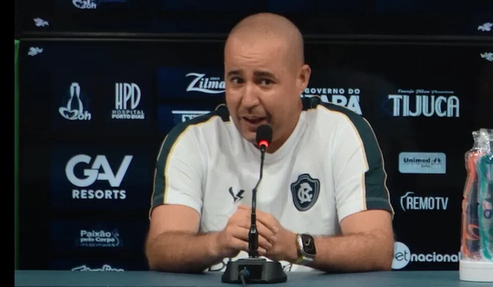Técnico do Remo, Ricardo Catalá (Foto: Reprodução/ Divulgação)