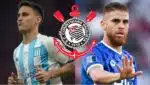 Matías Rojas e Gustavo Cuéllar devem ser barrados de jogarem no Corinthians (Fotos: Reprodução/ Racing/ Al Hilal/ Montagem)