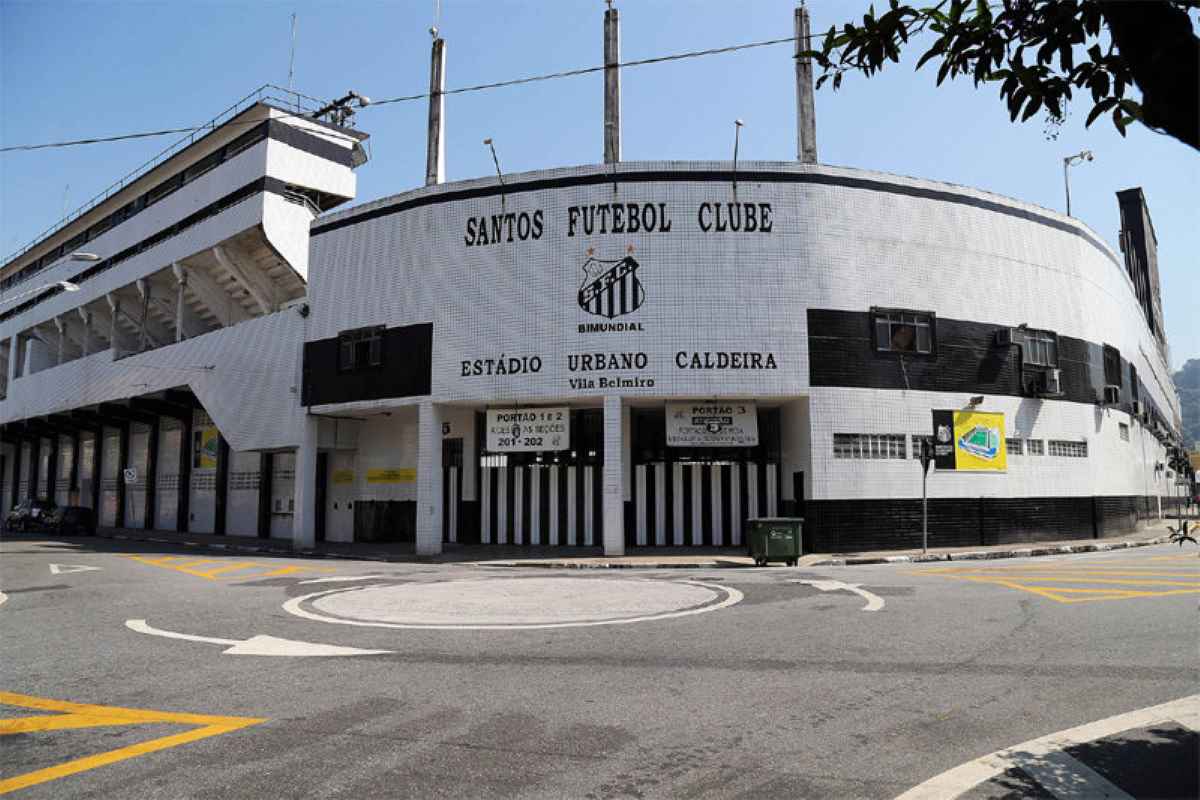 Estádio do Santos na Vila Belmiro (Foto: Reprodução/ Divulgação/ Santos FC)