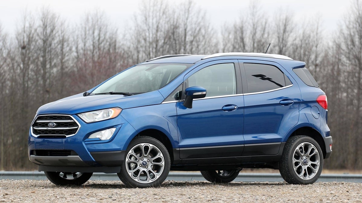 SUV Ecosport é o modelo de carro mais visado por criminosos (Foto: Reprodução/ Divulgação/ Ford)