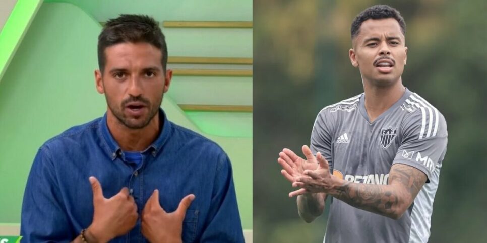 Venê Casagrande e Allan, que não irá mais para o Flamengo (Foto: Reprodução / Internet / Montagem HoraDoBenefício)