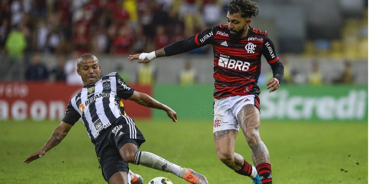 Jogo entre Atlético Mineiro e Flamengo (Imagem Reprodução Internet)