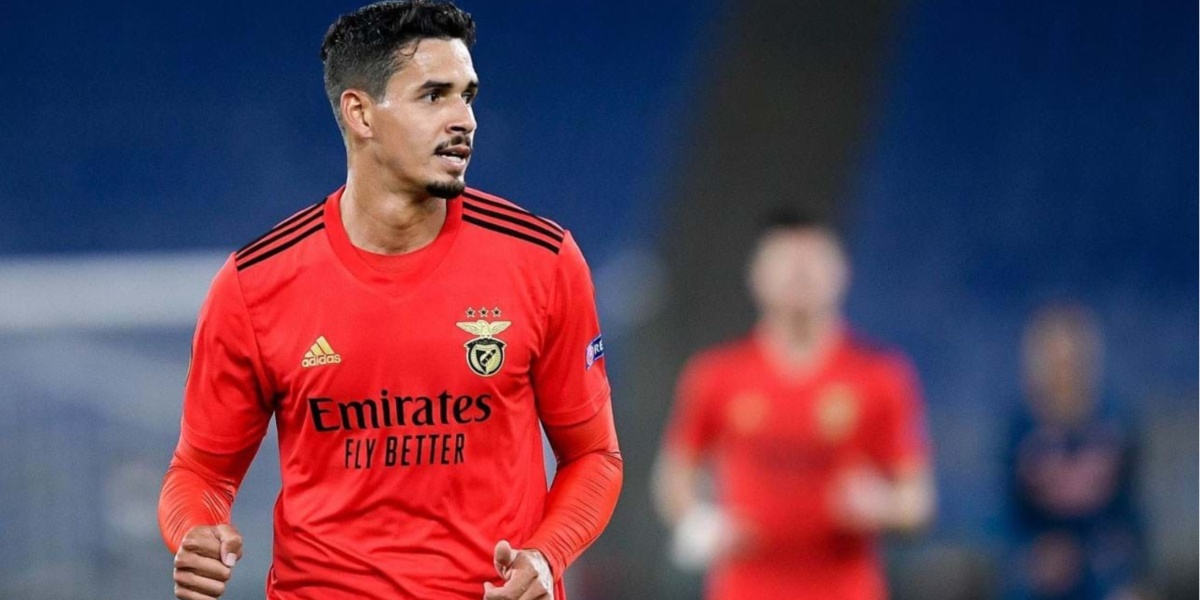 Lucas Verissimo, do Benfica, está na mira do Flamengo (Imagem Reprodução Internet)