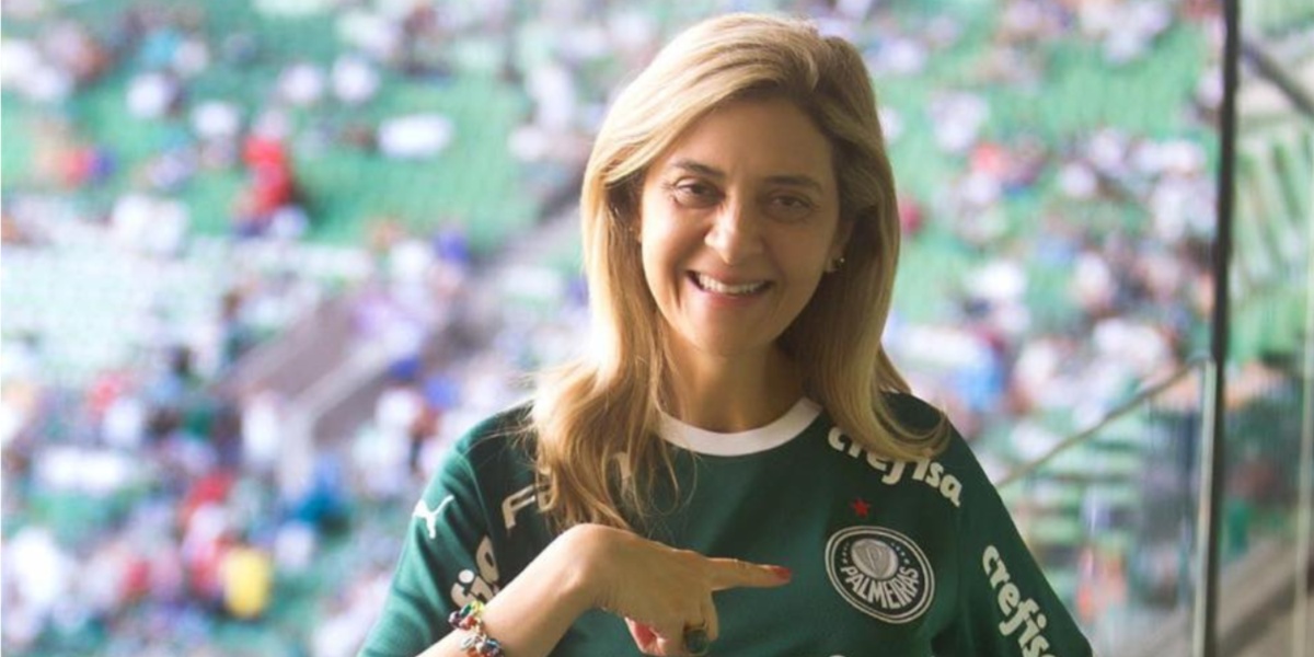 Leila Pereira, Presidente do Palmeiras (Imagem Reprodução Internet)