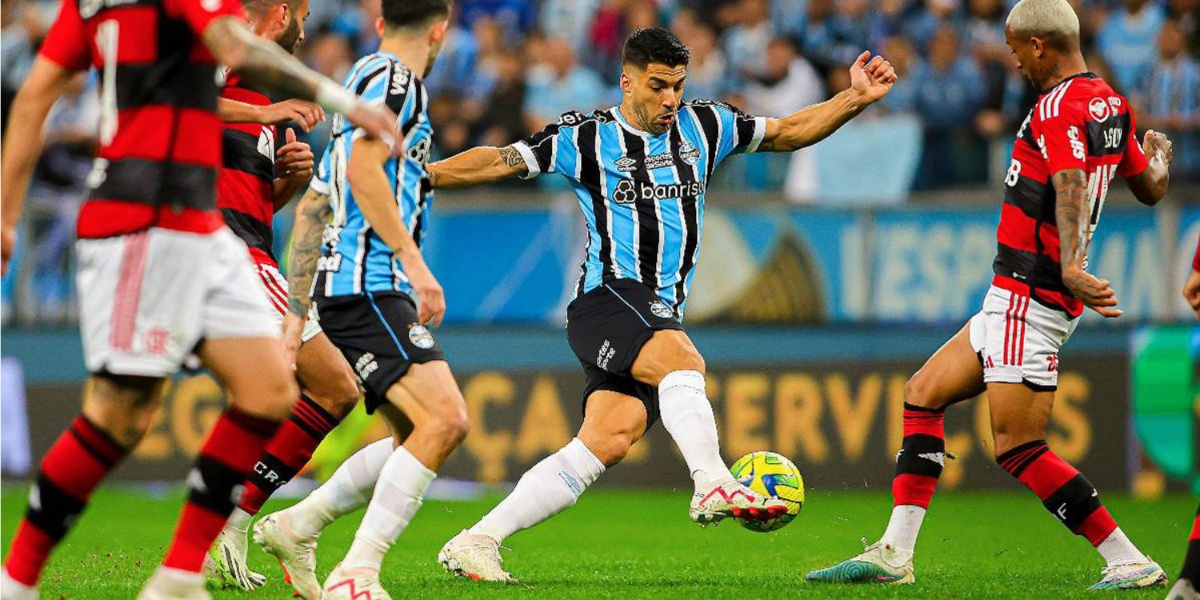 Grêmio e Flamengo se enfrentaram pela Copa do Brasil (Imagem Reprodução Internet)