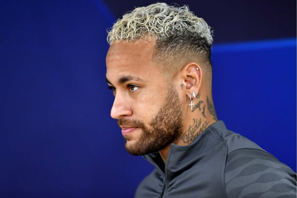 Neymar é visto treinando no Al-Hilal após confirmação de lesão (Foto: Reprodução)