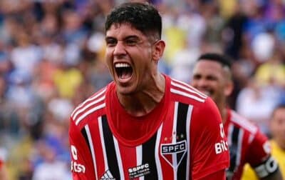 O jogador Alan Franco (Foto: Reprodução/SPFC)