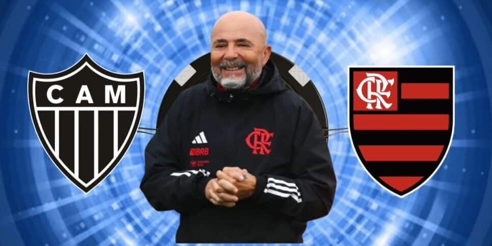 Com Atlético na cola, Sampaoli faz Flamengo tirar o 'escorpião do bolso' (Foto: Reprodução / Internet / Montagem HoraDoBenefício)