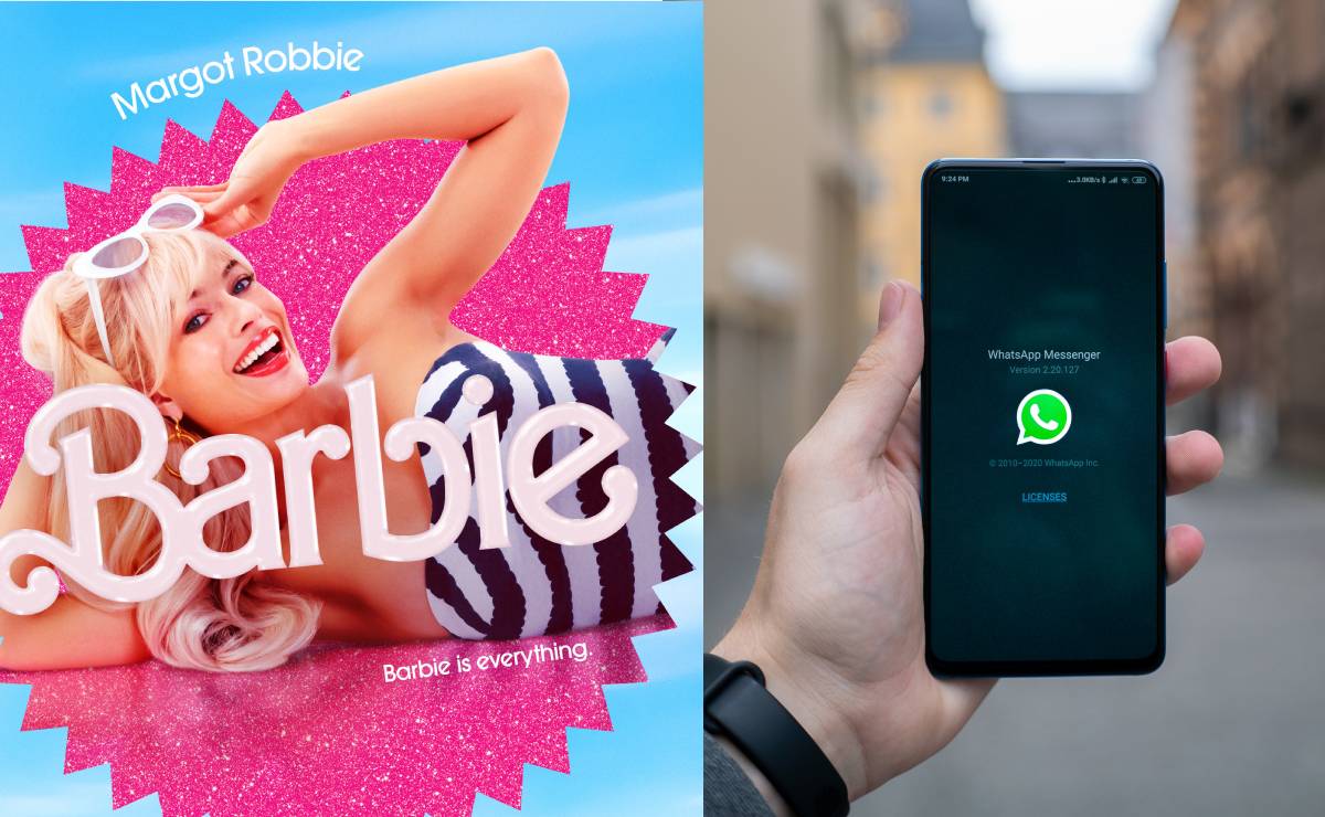 É possível transformar o Whatsapp no 'modo Barbie' (Imagem: Reprodução)