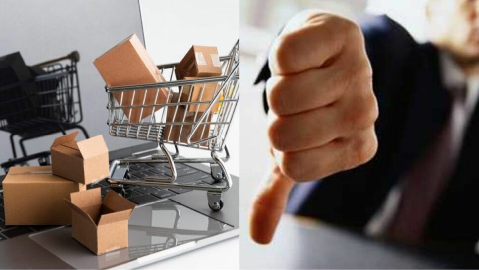 Carrinho de compras abandonado por cliente por falta de facilidade no pagamento (Fotos: Reprodução/ Internet/ Montagem)