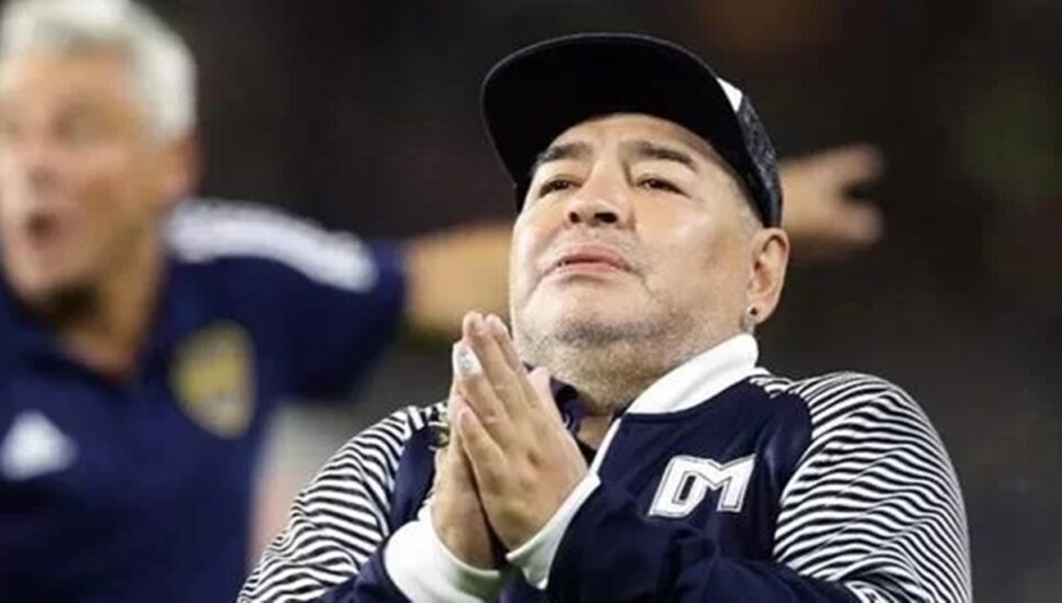 Diego Maradona, ídolo do futebol argentino (Foto: Reprodução/ Alejandro Pagni/ AFP/ CP)