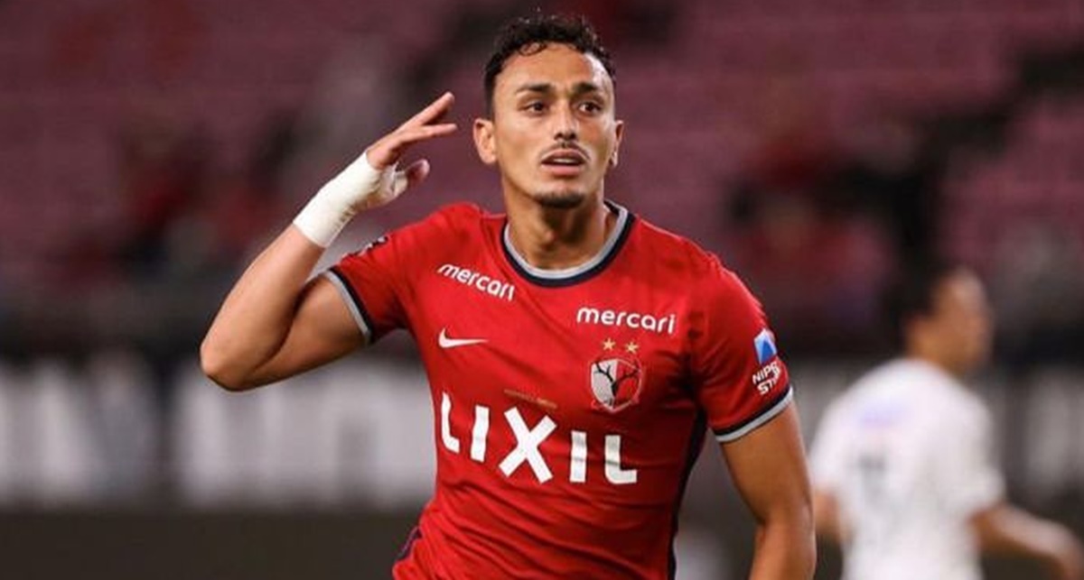 Diego Pituca jogando pelo Kashima Antlers, do Japão (Foto: Reprodução/ Getty Images)