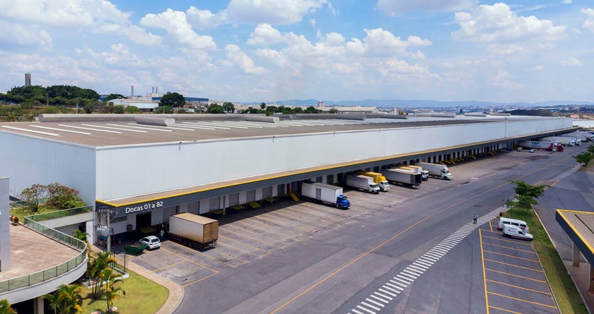 Galpão alugado da Magalu em Contagem, MG (Foto: Reprodução/ Internet)