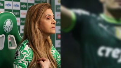 Leila Pereira, presidente do Palmeiras, e seu maior jogador (Fotos: Reprodução/ Cesar Greco/ SE Palmeiras/ Miguel Schincariol/ Montagem)