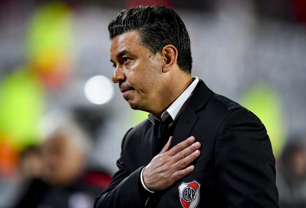 O treinador Marcelo Gallardo, ex-River Plate, faz única exigência para comandar o Flamengo (Foto: Reprodução/ Getty Images)