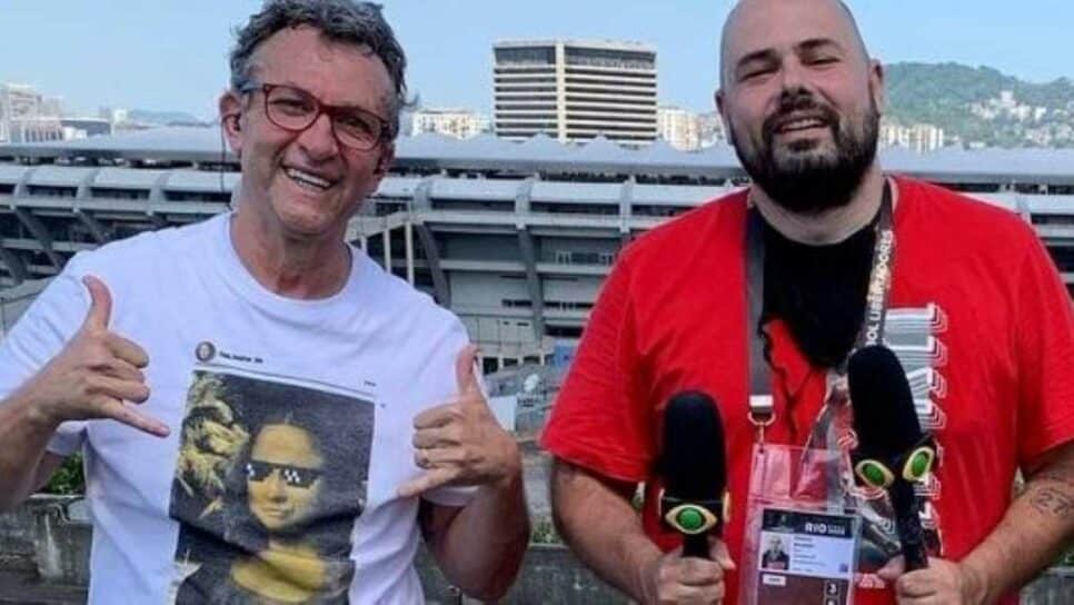 Neto ao lado diretor Renato Nalesso