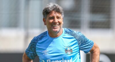 Renato Gaúcho fala sobre vitória do Grêmio e destaca pacto (Foto: Reprodução/ Lucas Uebel)