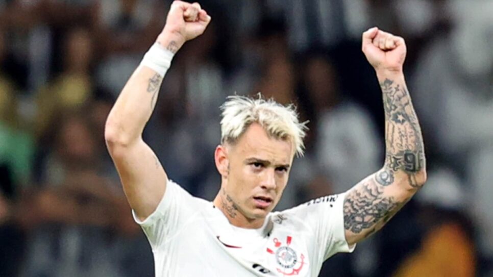 Palmeiras Róger Guedes é camisa 10 e titular do Corinthians (Foto: Reprodução/ Iconsport)