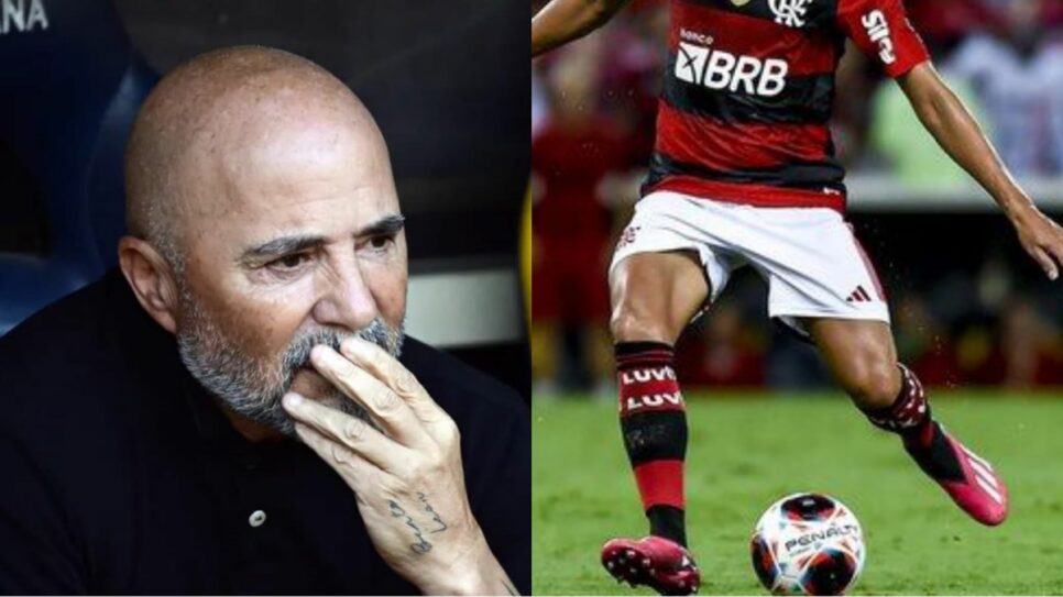 Jorge Sampaoli deve colocar titular no banco de reservas (Fotos: Reprodução/ CRF/ Montagem)