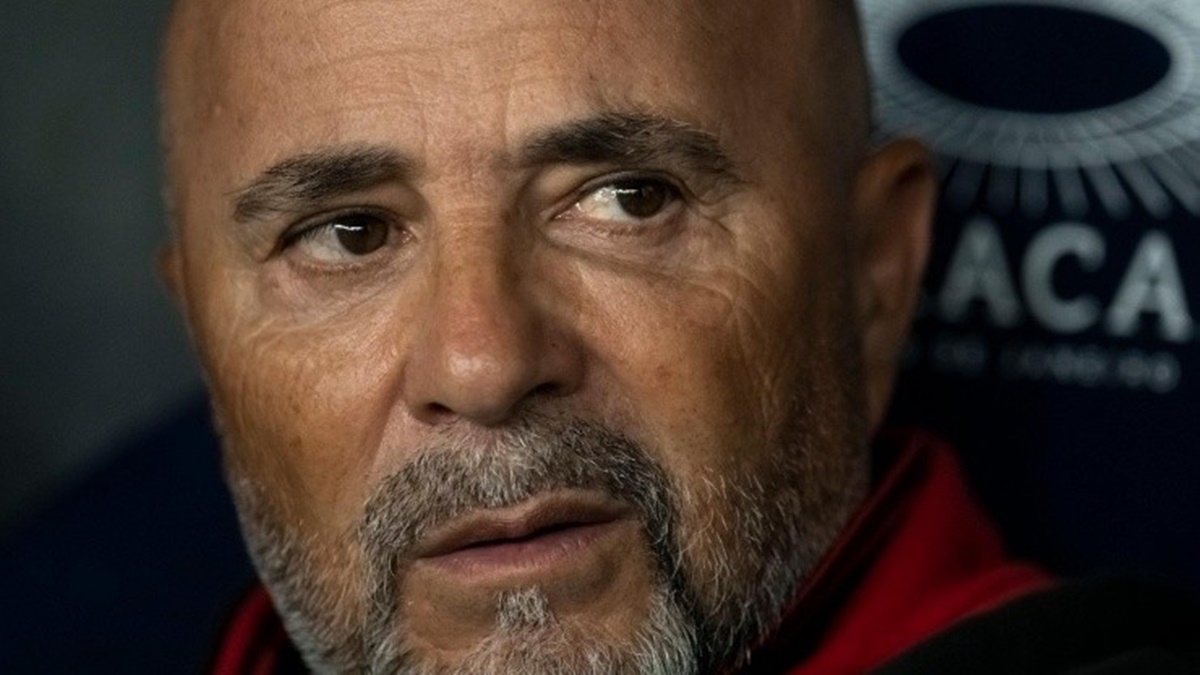 Jorge Sampaoli, técnico no Flamengo (Foto: Reprodução/ Jorge Rodrigues/ AGIF)