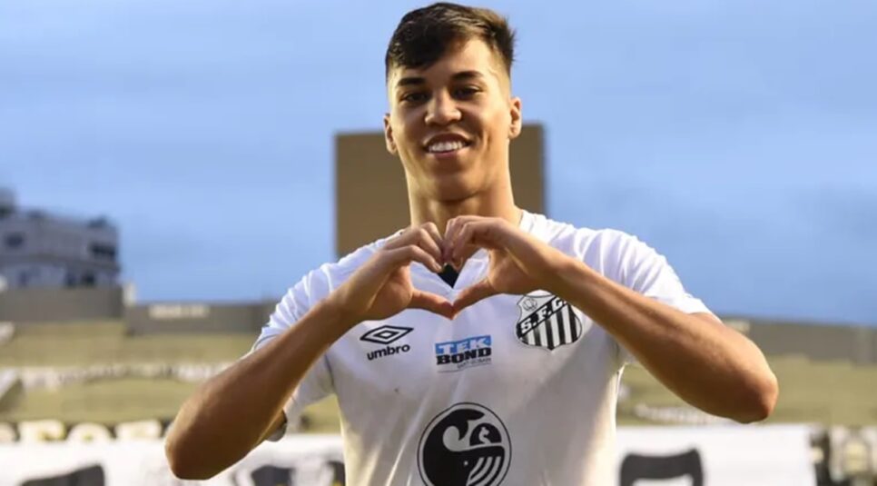 Kaio Jorge é ex-jogador do Santos (Foto: Reprodução/ Ivan Storti/ SFC)