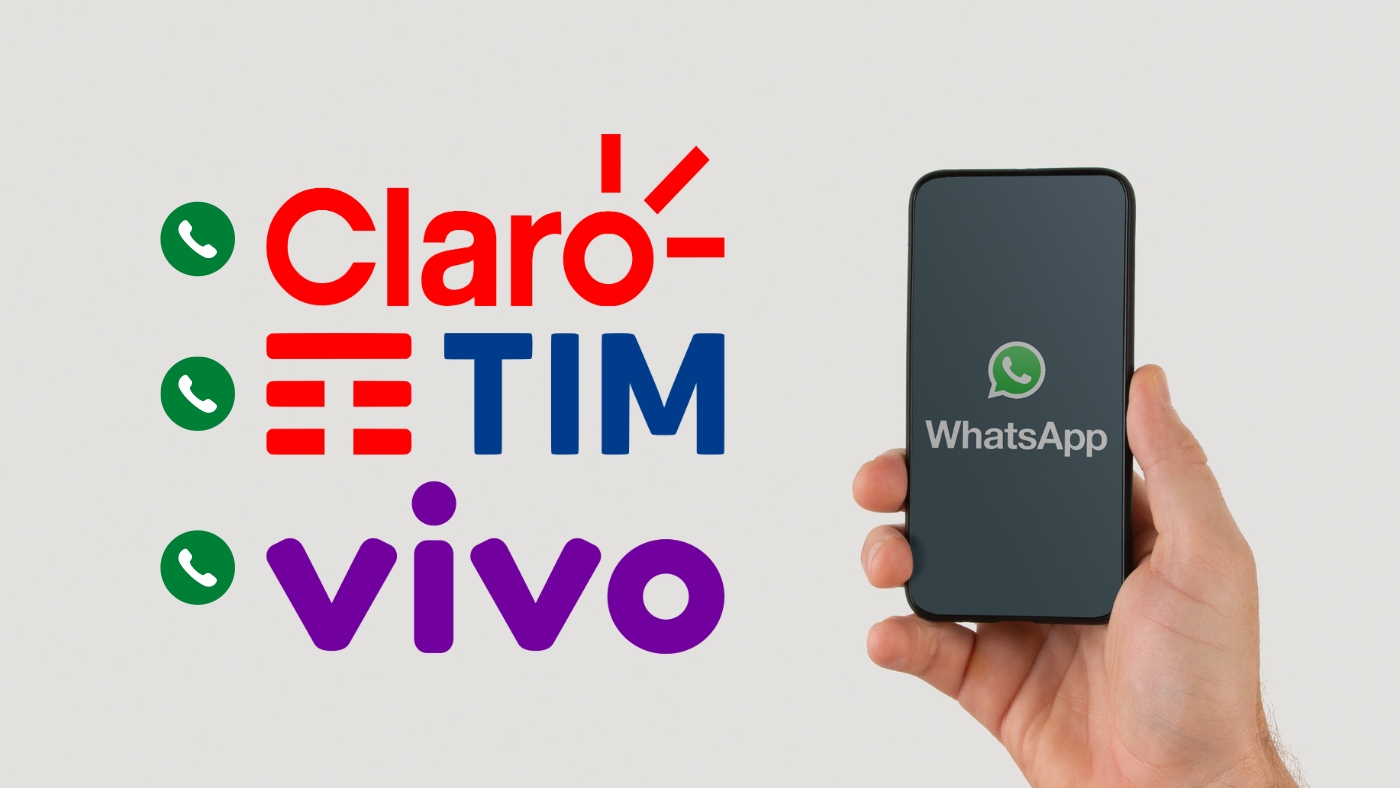 Operadoras Tim, Claro e Vivo pretendem cobrar serviço de WhatsApp (Foto: Reprodução/Internet)