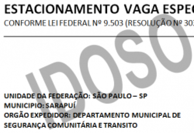 Exemplo de cartão (Foto: Reprodução)