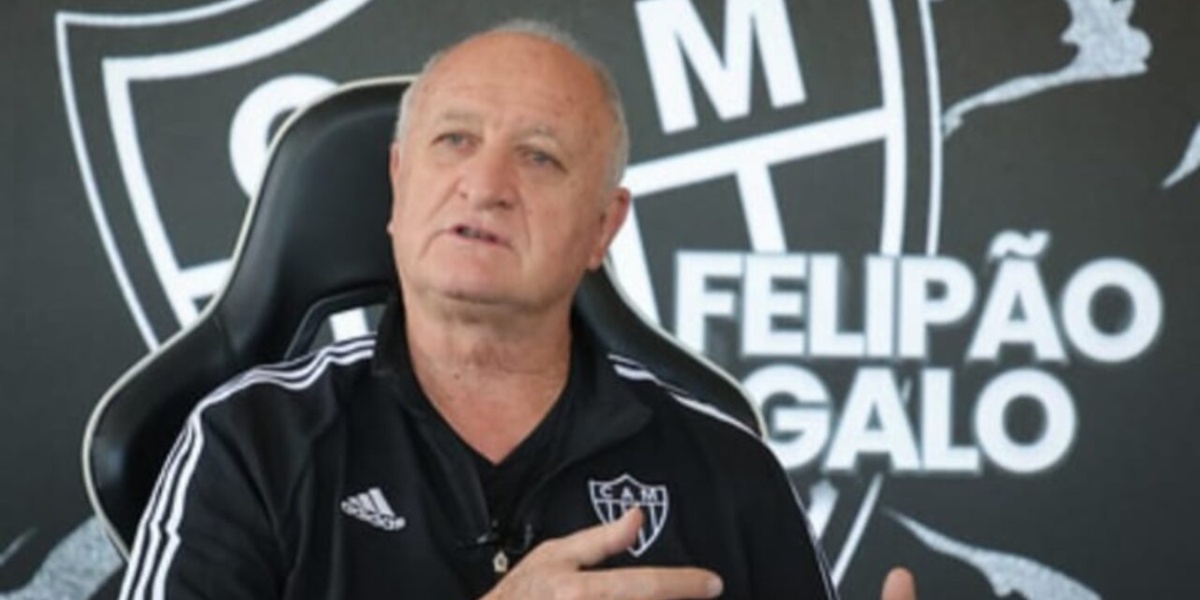 Felipão, técnico do Atlético MG, manda recado ao Palmeiras (Imagem Reprodução Internet)