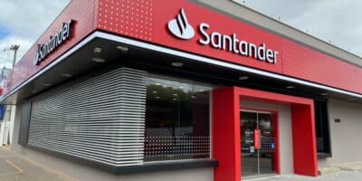 Agência banco Santander (Imagem Reprodução Internet)