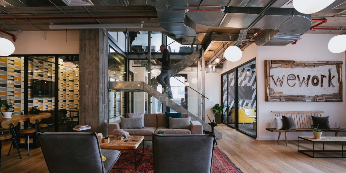 Espaço da wework (Imagem Reprodução Internet)