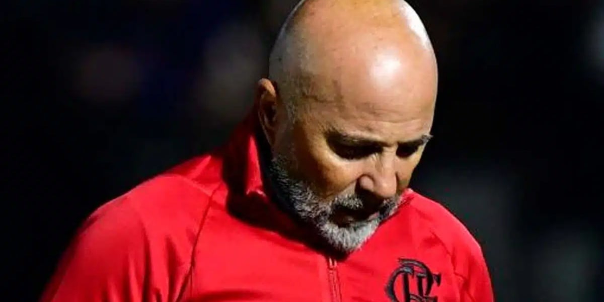 Jorge Sampaoli, técnico do Flamengo, desabafa no pós jogo da Copa do Brasil (Imagem Reprodução Internet)