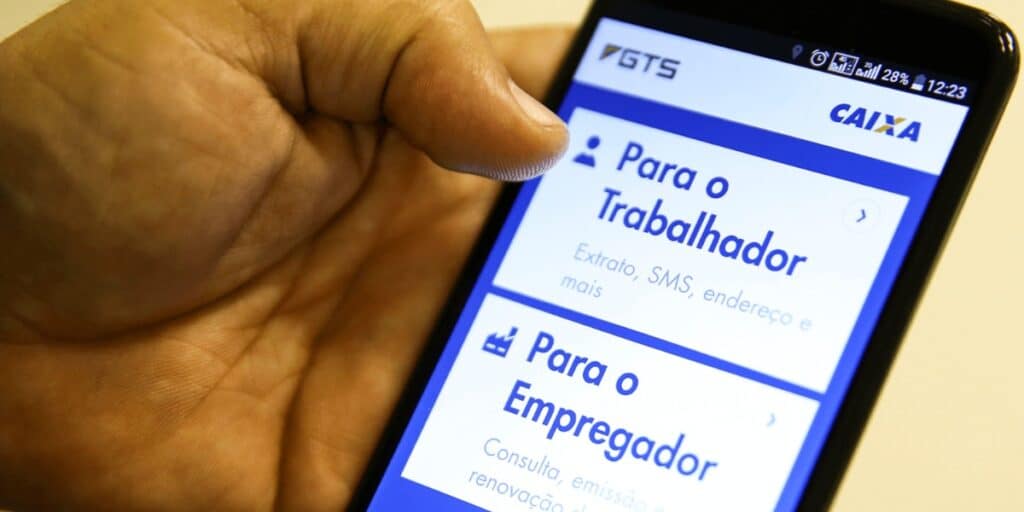 Aplicativo do FGTS para os trabalhadores (Foto: Reprodução/Internet)