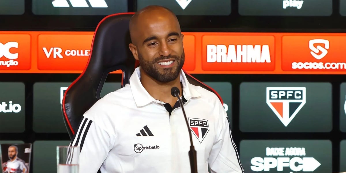 Lucas Moura, jogador do clube de futebol paulista (Imagem Reprodução Internet)