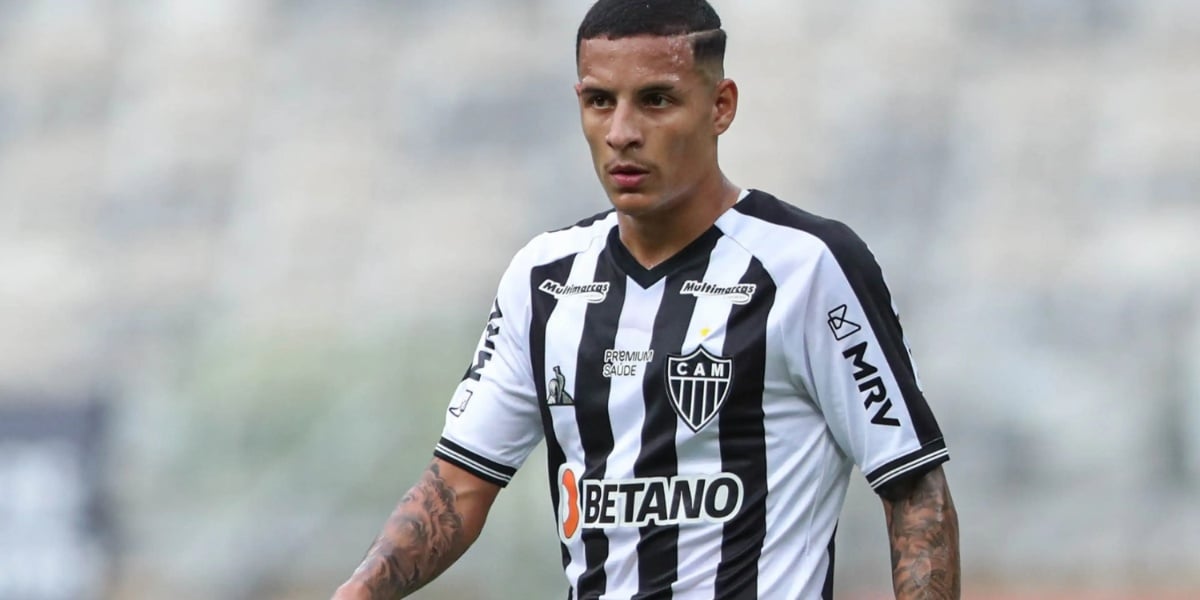 Guilherme Arana, jogador do Atlético MG (Imagem Reprodução Internet)