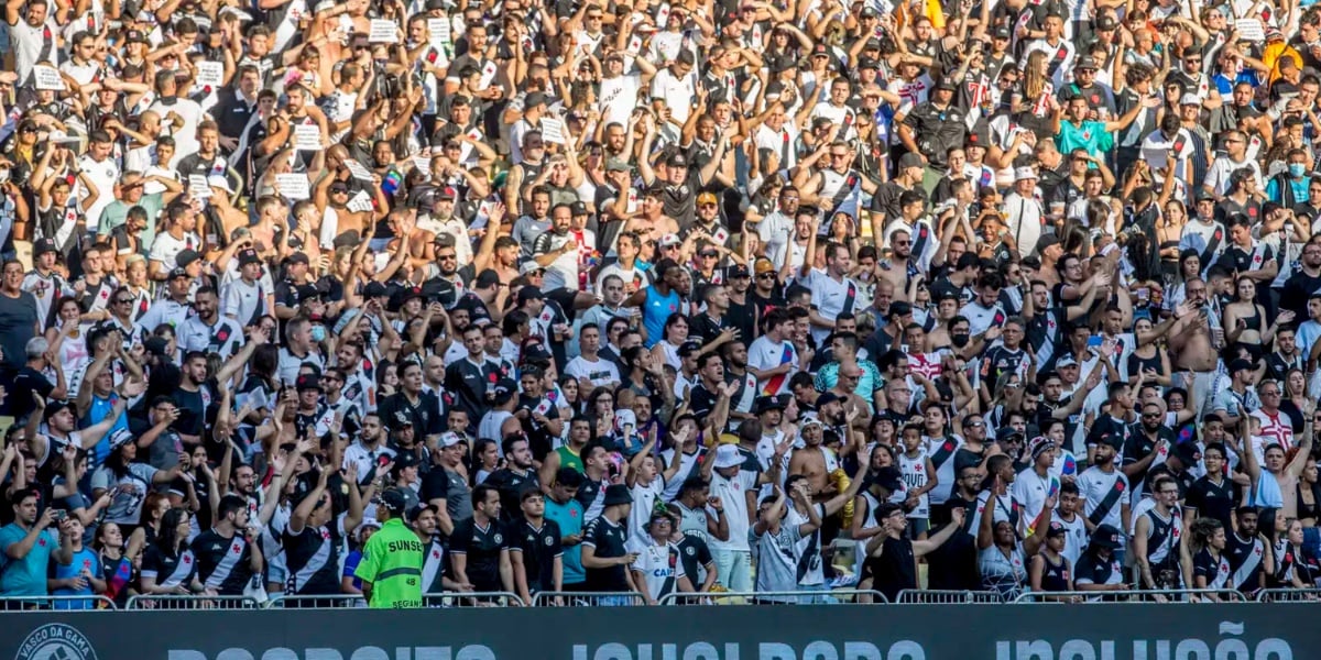 Vasco reencontra a torcida no Maracanã (Imagem Reprodução Internet)