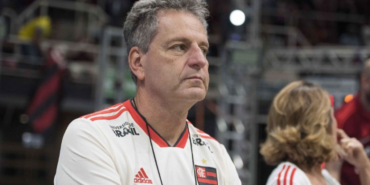 Rodolfo Landim, presidente do Flamengo (Foto: Reprodução / CRF/ Internet)